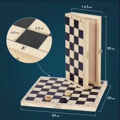 Игра настольная «Шашки классические» - Фото 12