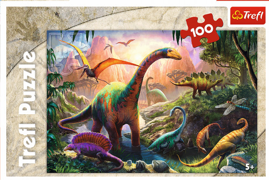 Пазл для детей «Мир динозавров»