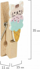 Прищепки декоративные «Сладкие истории» - Фото 4