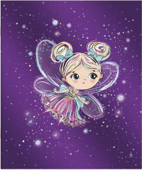 Набор обложек для тетрадей с голографическим рисунком «Феечки» - Фото 2