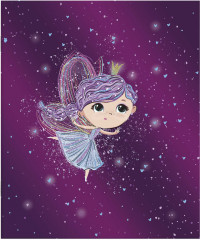 Набор обложек для тетрадей с голографическим рисунком «Феечки» - Фото 3