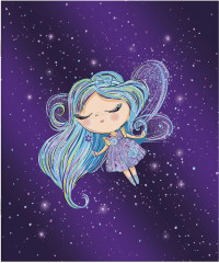 Набор обложек для тетрадей с голографическим рисунком «Феечки» - Фото 4