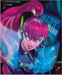 Набор обложек для тетрадей с голографическим рисунком «Феечки» - Фото 3