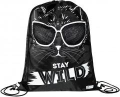 Мешок для сменной обуви «Стильная киса» - Фото 1