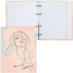 Тетрадь на кольцах «Девушка» - Фото 1