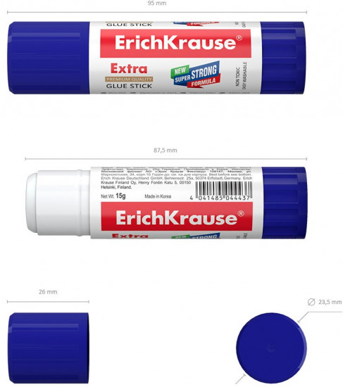 Клей-карандаш «ErichKrause», 8 грамм