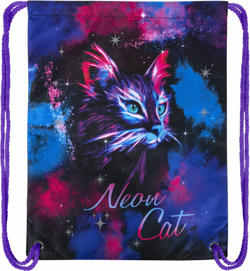 Мешок для обуви «Neon cat»