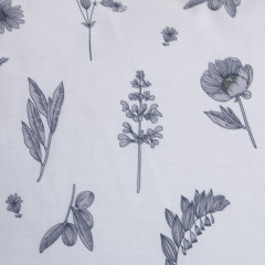 Комплект постельного белья «Dark flowers» - Фото 2