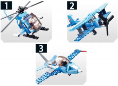 Конструктор «Военный самолет и вертолет» - Фото 2