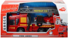 Пожарная машина функциональная (свет, звук, вода), 43 см - Фото 1