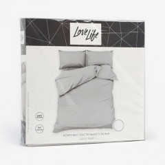 Комплект постельного белья «Gray mist» - Фото 4