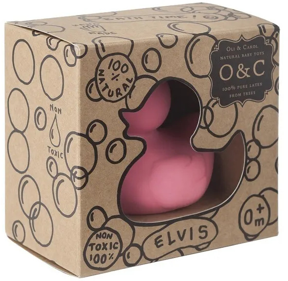 Прорезыватель «Elvis the duck pink» | Oli&Carol | Фото 1