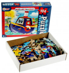 Пазл «Весёлый транспорт» - Фото 1