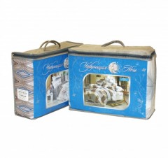 Комплект постельного белья «Чарующая ночь Зима-Лето» (арт. 10999, семейный, поплин, 2 наволочки 70х70, утепленный пододеяльник) - Фото 1