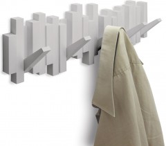Вешалка настенная «Sticks» серая - Фото 1