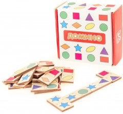 Домино деревянное «Формы и цвета» - Фото 1