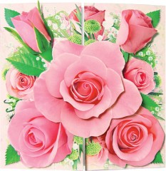 Набор для изготовления открытки «Розовый цветок» - Фото 1