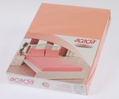 Простыня на резинке «Acacia» (1,5 спальная, хлопок, 100×200+30 см), цвет кремовый - Фото 1