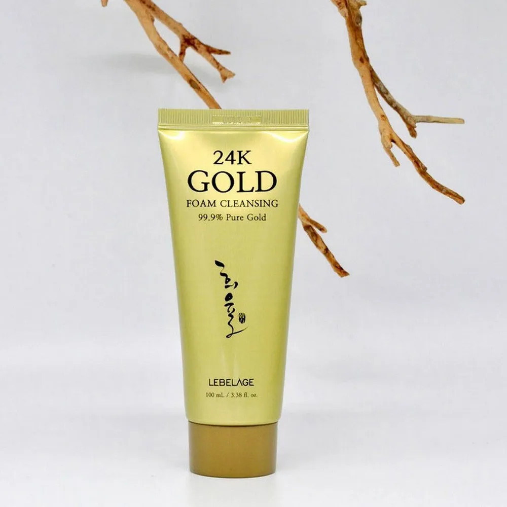 Пенка для лица с 24-каратным золотом «24k Gold Foam Cleansing» | Lebelage | Фото 1