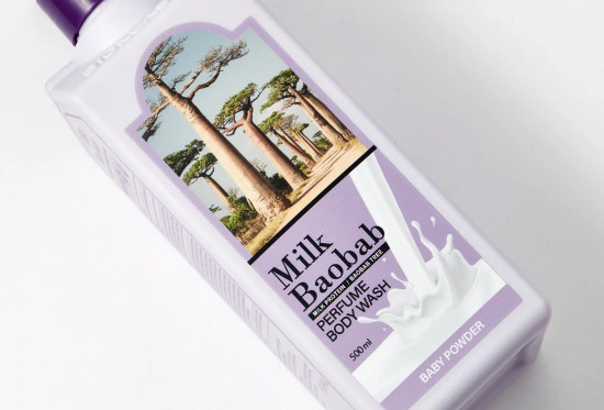 Гель для душа с ароматом детской присыпки «Perfume Body Wash Baby Powder»