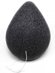 Спонж косметический с древесным углем «Bamboo Charcoal Konjac Sponge» - Фото 1