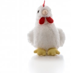 Мягкая игрушка «Петушок белый» 15 см - Фото 1