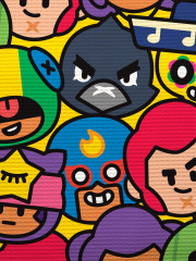 Полотенце пляжное «Brawl stars» - Фото 1
