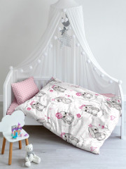 Комплект постельного белья «Милые зайки» - Фото 1