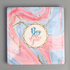 Набор посуды бумажной «Мальчик или девочка» - Фото 2