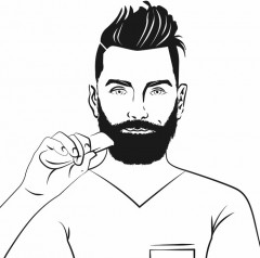 Машинка для стрижки бороды HR 4000 - Фото 6