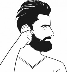 Машинка для стрижки бороды HR 4000 - Фото 7