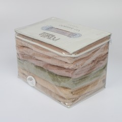 Набор махровых полотенец «Pupilla» Glory (бамбук, размер 50х90, 6 шт) - Фото 1