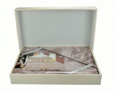 Комплект постельного белья «Firenze» (2-спальный, сатин, 2 наволочки 70x70 см и 2 наволочки 50x70+5 см), цвет сиреневый - Фото 1