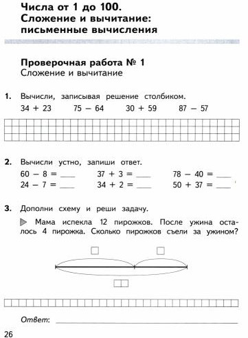 Математика. 2 класс