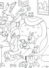 Раскраска-виммельбух. Для девочек - Фото 2