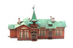 Сборная модель из картона «Вокзал Куженкино» - Фото 3