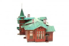 Сборная модель из картона «Вокзал Куженкино» - Фото 2