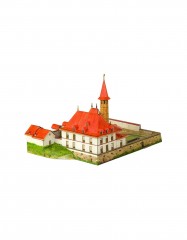 Сборная модель из картона «Приоратский дворец. Россия, конец XVIII века» - Фото 2