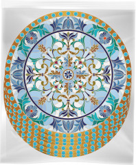 Набор тарелок бумажных «Царская-калейдоскоп» - Фото 1