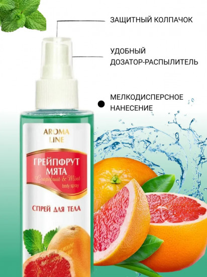 Спрей для тела «Грейпфрут и мята»