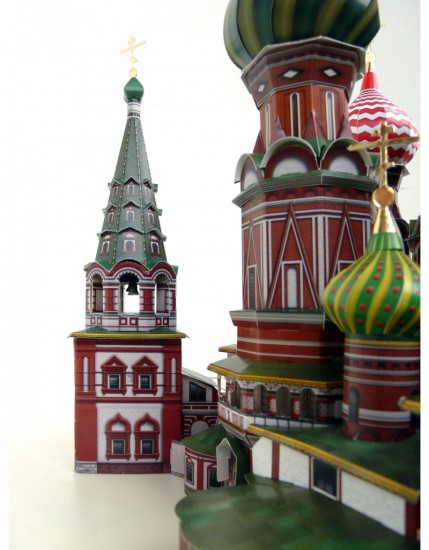 Сборная модель из картона «Собор Василия Блаженного»