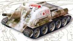Сборная модель из картона «Самоходная артиллерийская установка СУ-122» - Фото 4