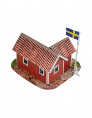 Сборная модель из картона «Шведский домик» - Фото 3