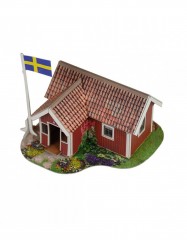 Сборная модель из картона «Шведский домик» - Фото 2