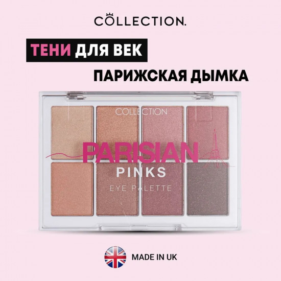 Палетка теней для век, оттенок Parisian Pinks