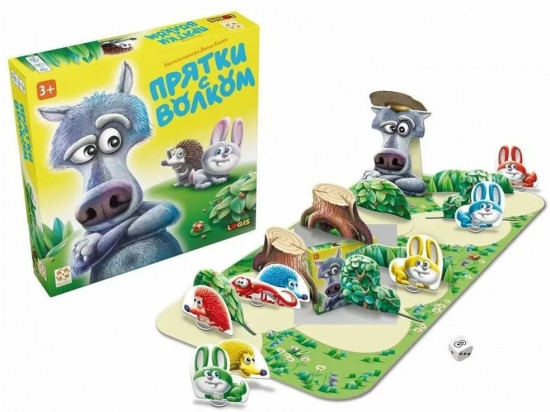 Игра настольная «Прятки с волком»