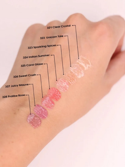 Блеск для губ «Plump&Shine», тон 321 Clear Crystal