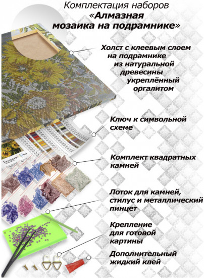 Мозаика алмазная «Крокусы»