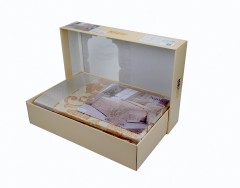 Покрывало «Belfort» (2-спальное, жаккард, размер 250x270, 2 наволочки 50х70+5 см), цвет медный - Фото 1