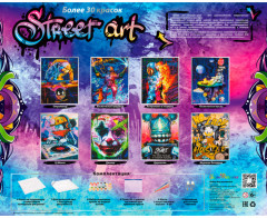 Картина по номерам «Астронавт в пламени» - Фото 4